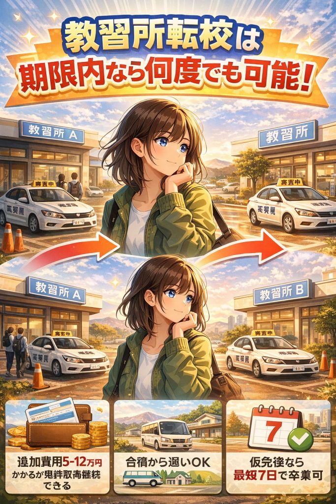 教習所転校完全ガイド｜料金・期限・手続きを解説 | EduCraftDock