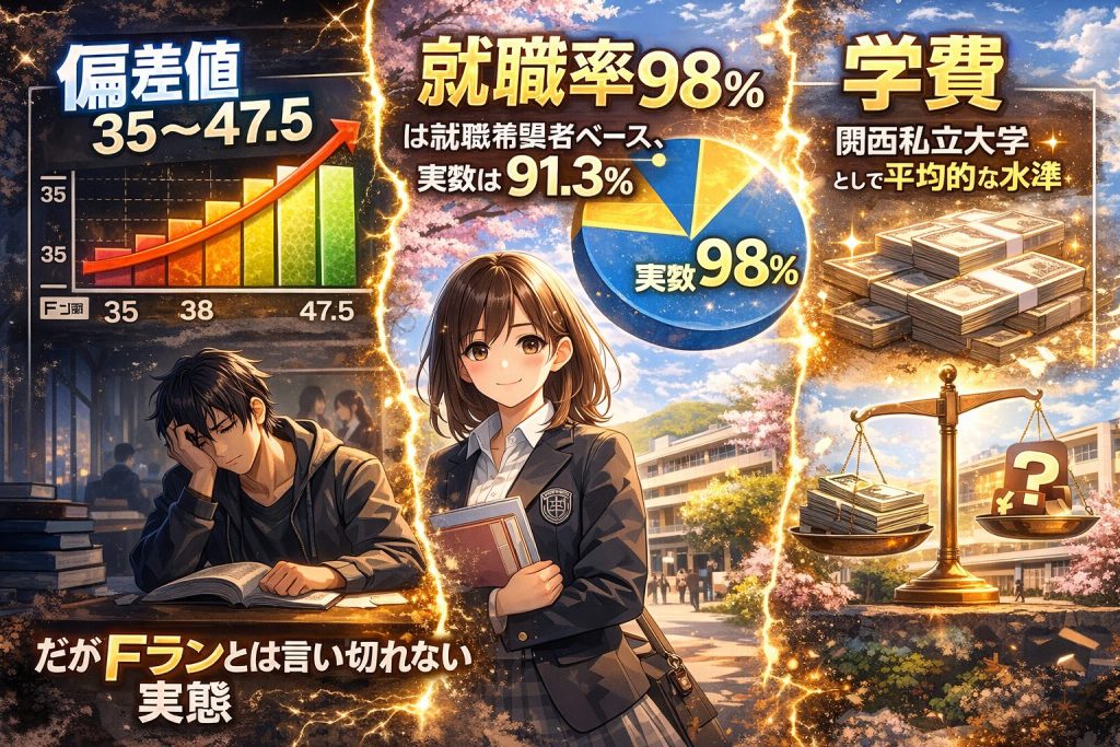 京都先端科学大学分析インフォグラフィック