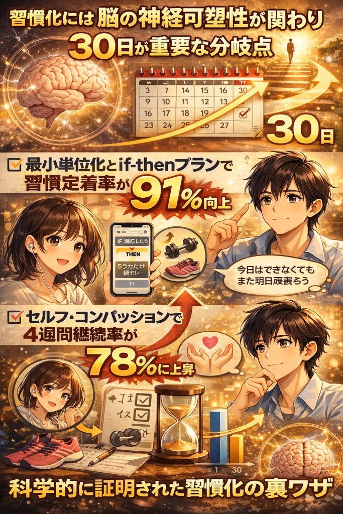 習慣化の科学と成功の秘訣