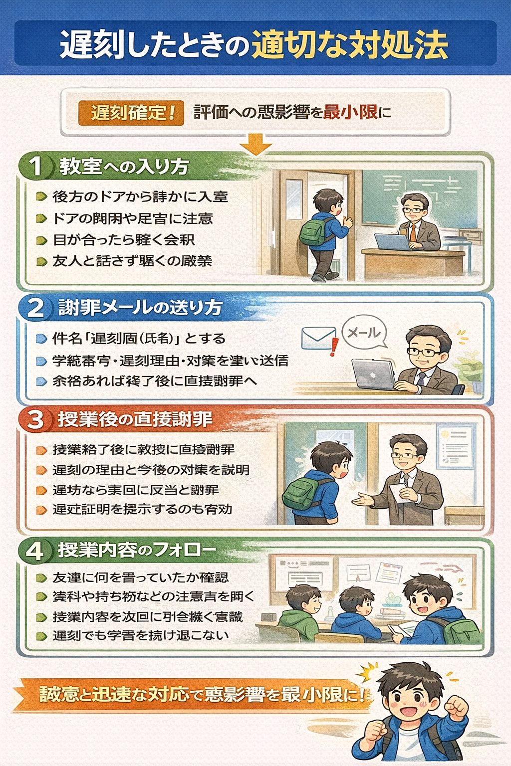 大学遅刻何分まで?30分・60分でも行くべき理由と対処法 | EduCraftDock