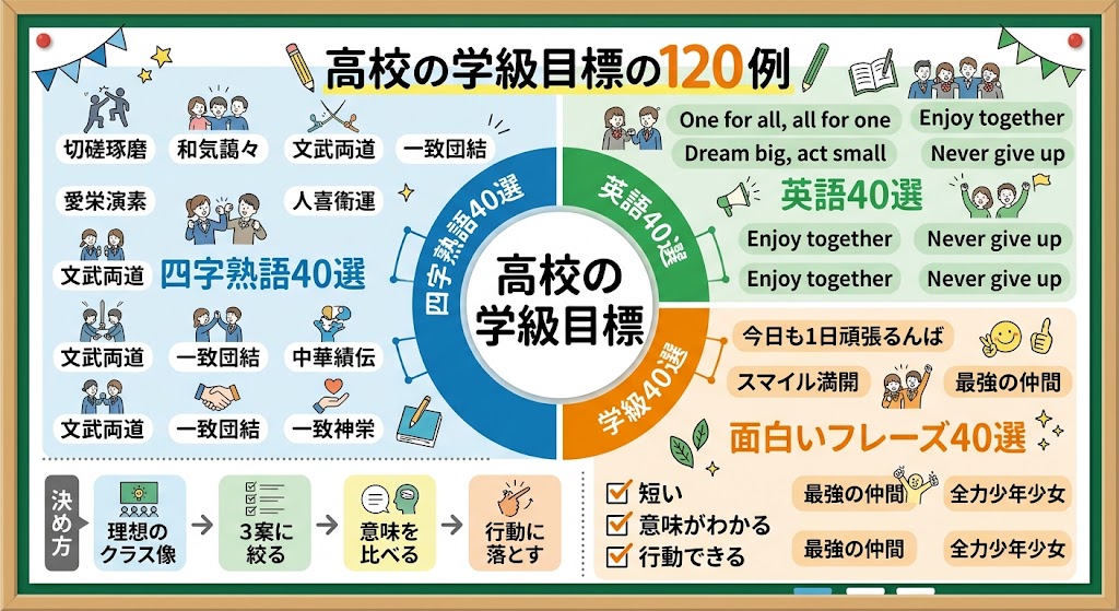 高校の学級目標120選