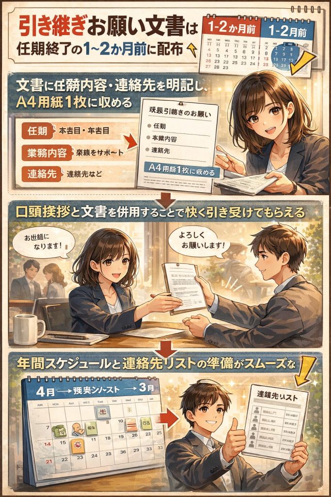 町内会班長の引き継ぎに必要なお願い文書の書き方から、実際に使える例文、挨拶のポイントまで
