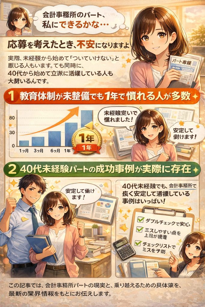 会計事務所パートの現実と、乗り越えるための具体策