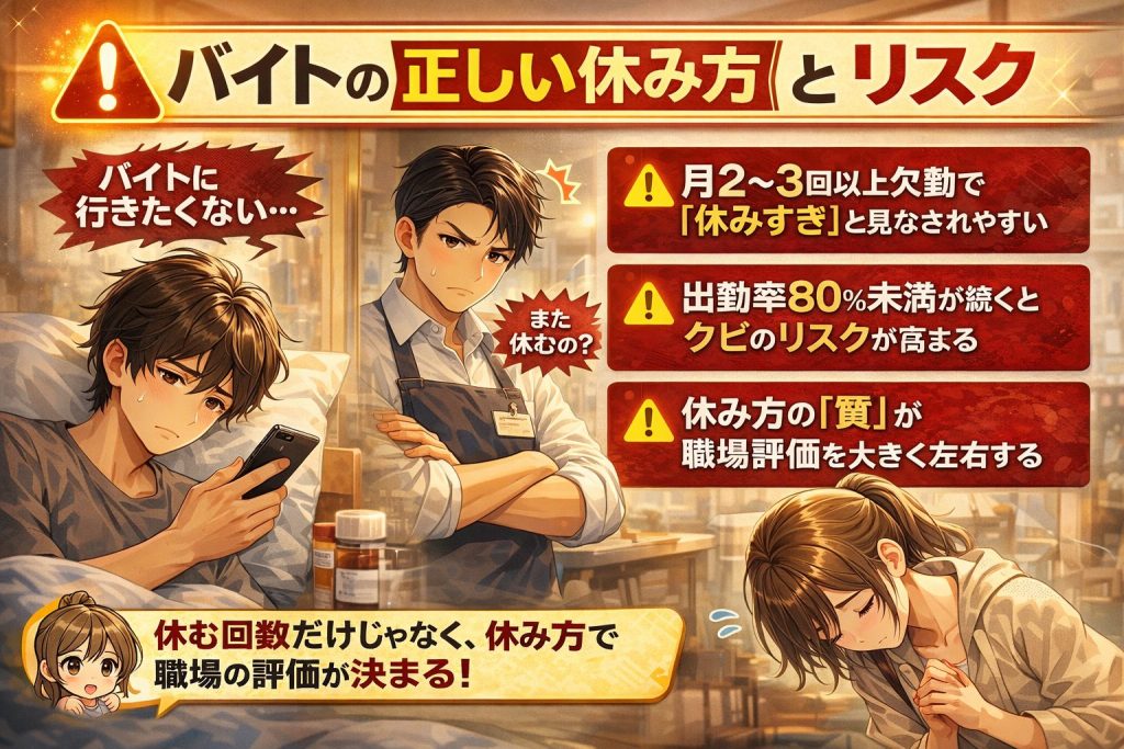 実は休む「回数」だけじゃなく「休み方」が職場の評価を決める