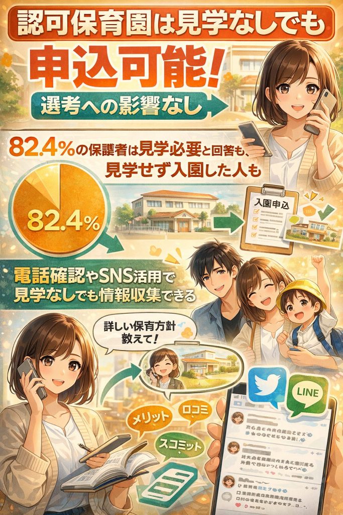 見学なしで入園することのリアルな現実と、もし見学できなくても後悔しないための情報収集方法