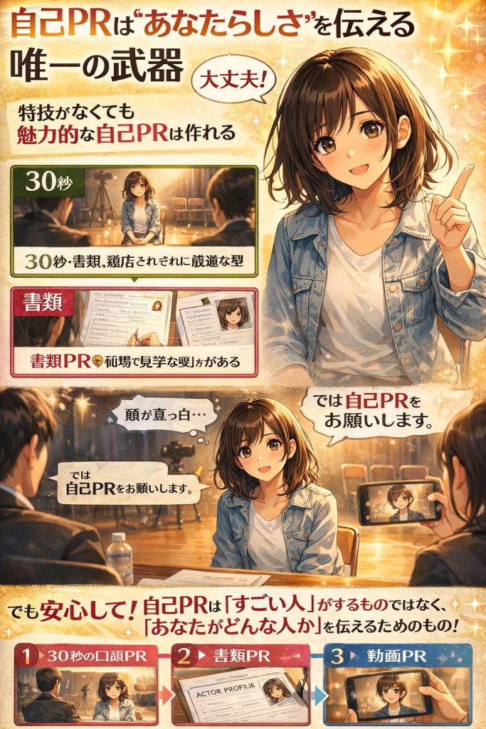オーディションのための自己PRガイド