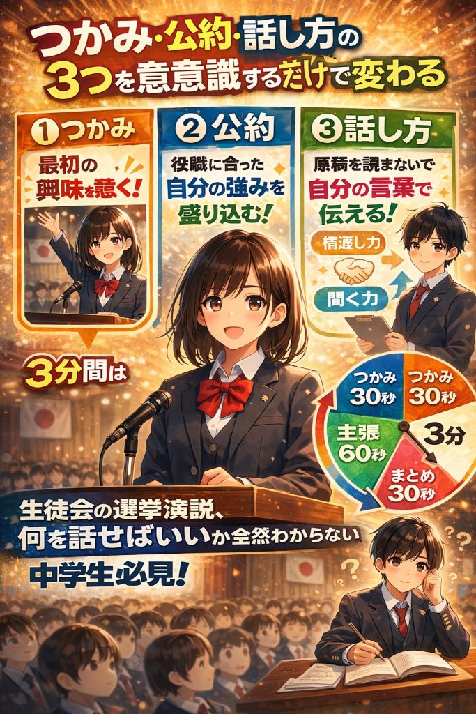 生徒会演説のための効果的なガイド