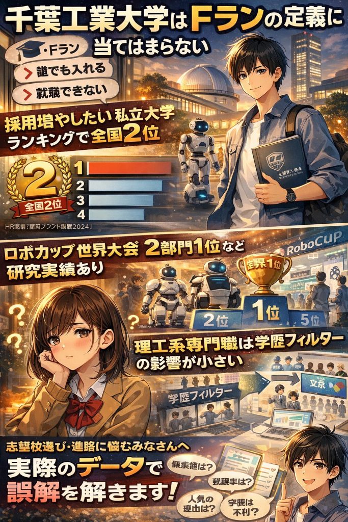 千葉工業大学の誤解を解く