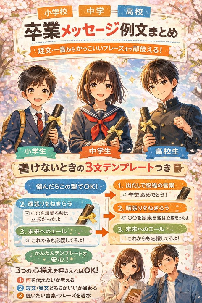 卒業メッセージ作成ガイド