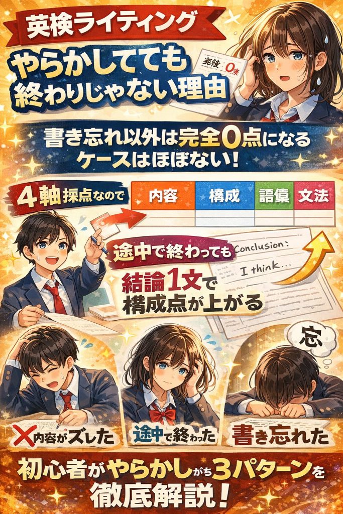 英検ライティングの初心者向け攻略法