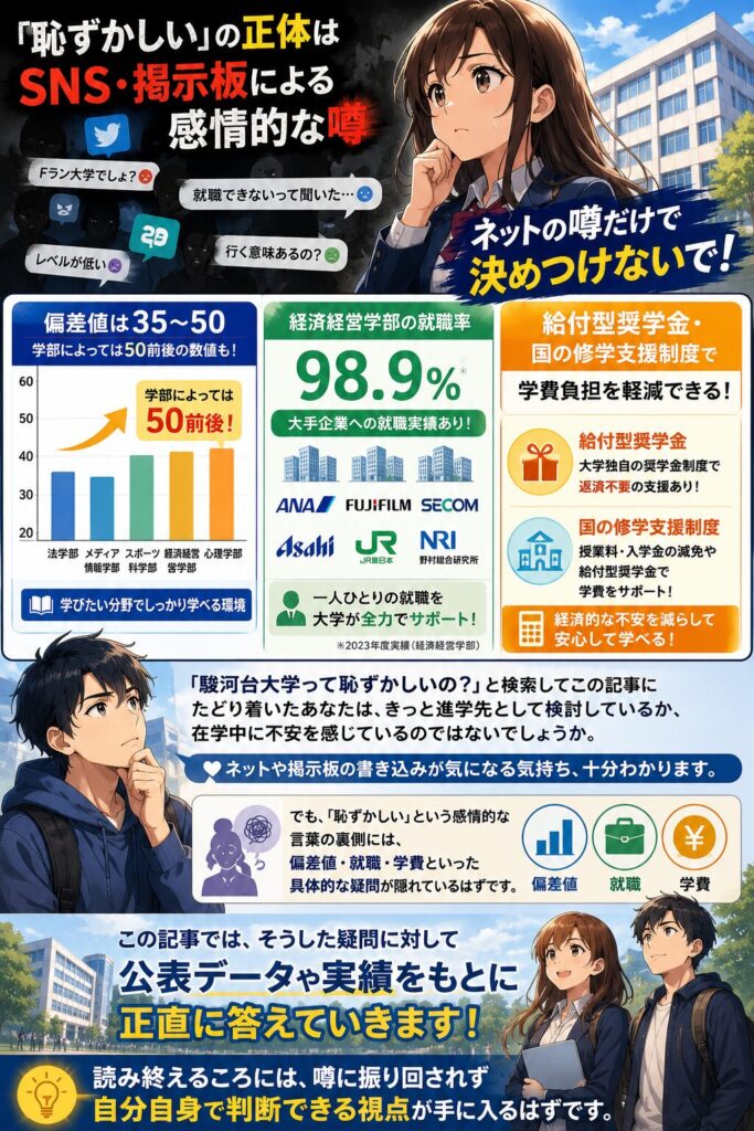 大学の選び方と噂の裏側